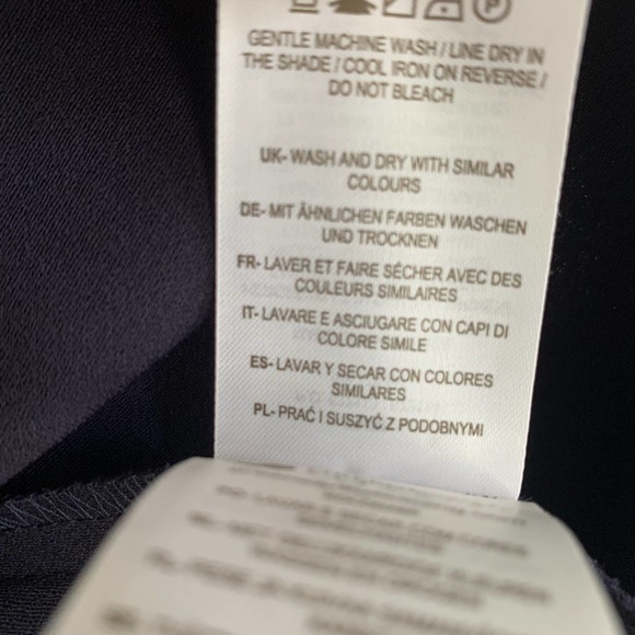 NWT Boden Stackpole Bias Cut Midi Skirt Navy Size 6P - Picture 6 of 8